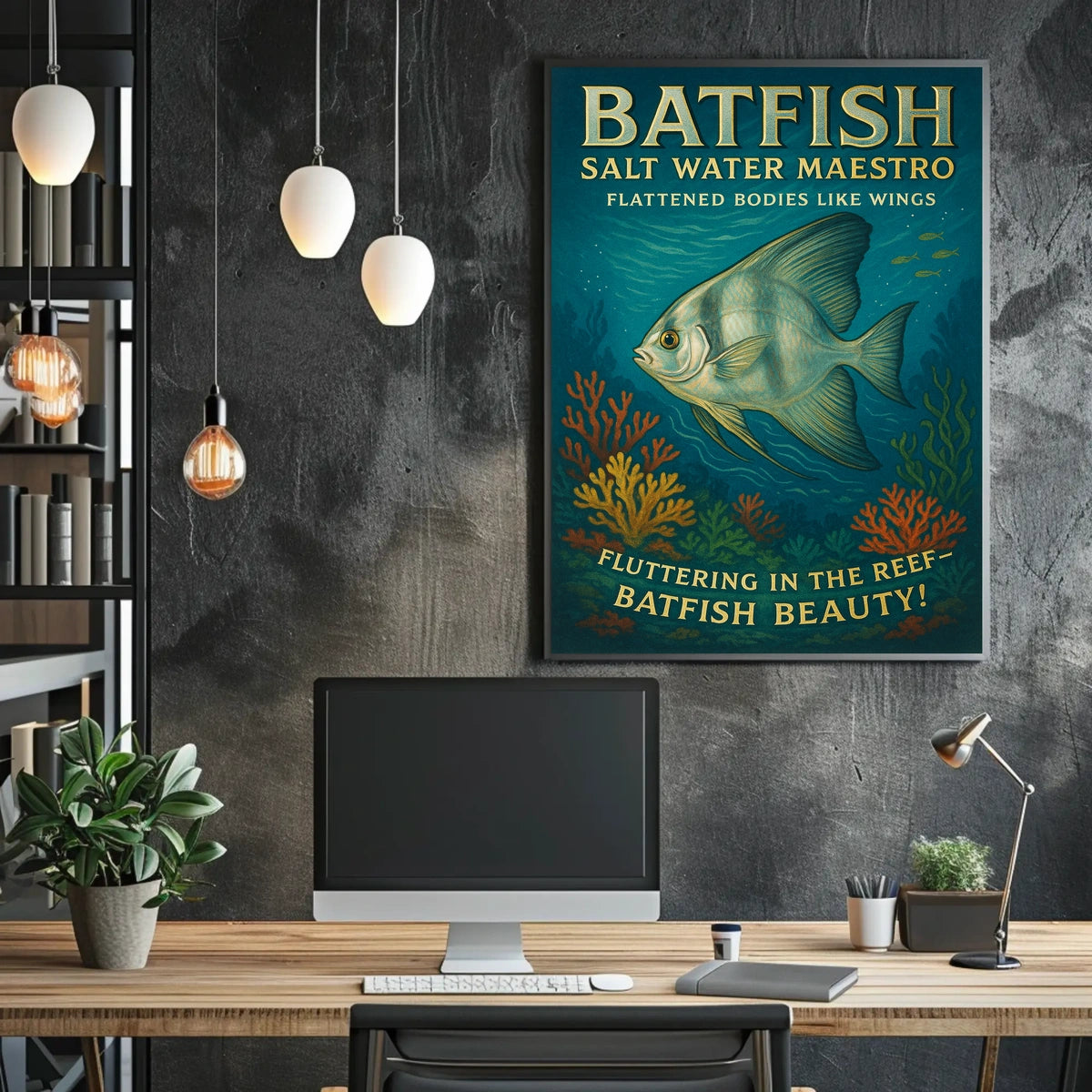 Batfish Salt Water Maestro Poster