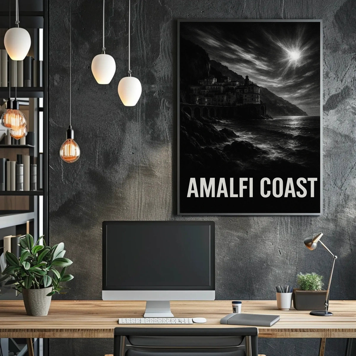 Amalfi Coast A Scenic Escape Poster