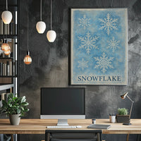 Snowflake Art Poster