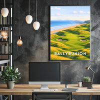 Ballybunion Coastal Golf Course Scenic Travel Poster