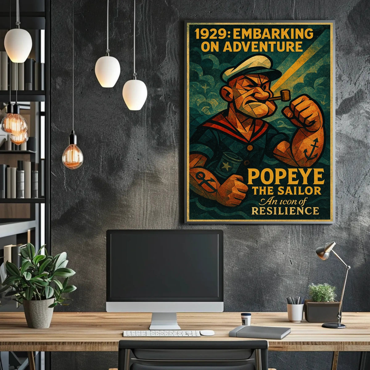 Popeye 1929 Art Poster POP-216