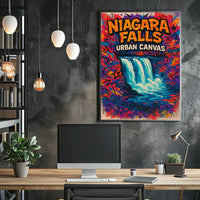 Niagara Falls Urban Canvas Poster