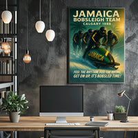 Jamaica Bobsleigh Team Calgary 1988 Poster