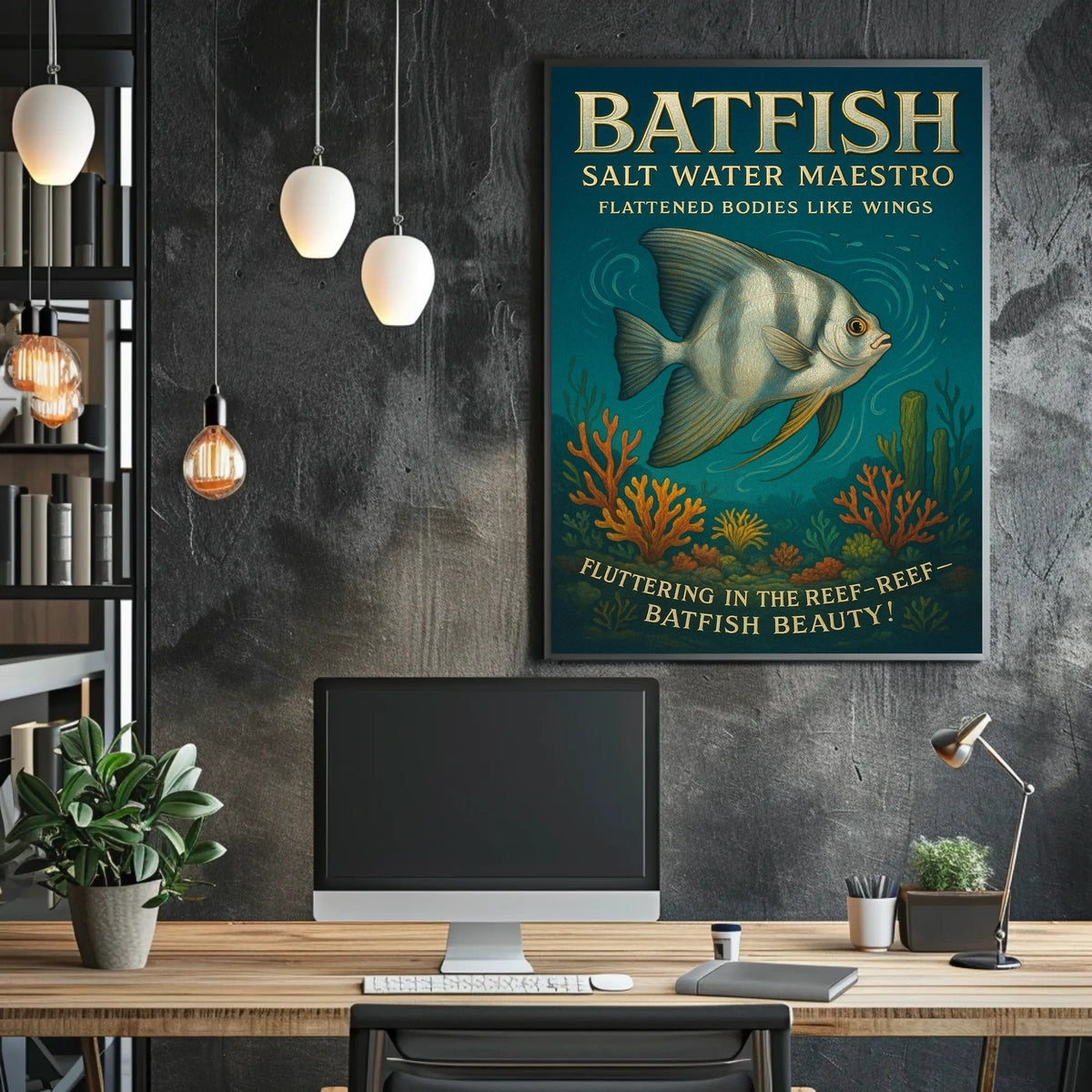 Batfish Salt Water Maestro Poster