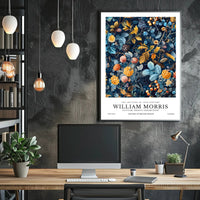 William Morris Cotton Prints Exhibition Poster
