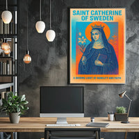 Saint Catherine of Sweden Poster