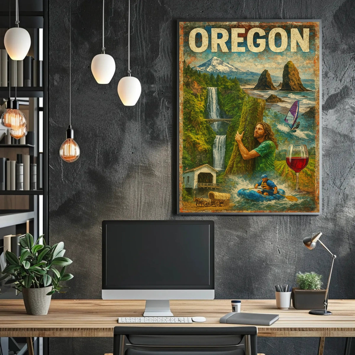 Discover Oregon Poster