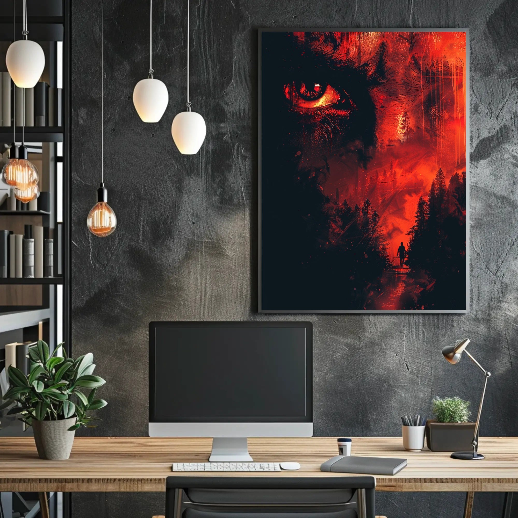 Dramatic Eye Wilderness Art: Fantasy or Mythology Poster PosterGoat