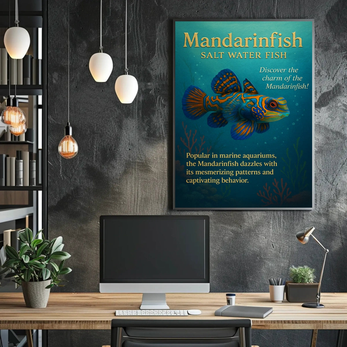Discover the Mandarinfish Poster