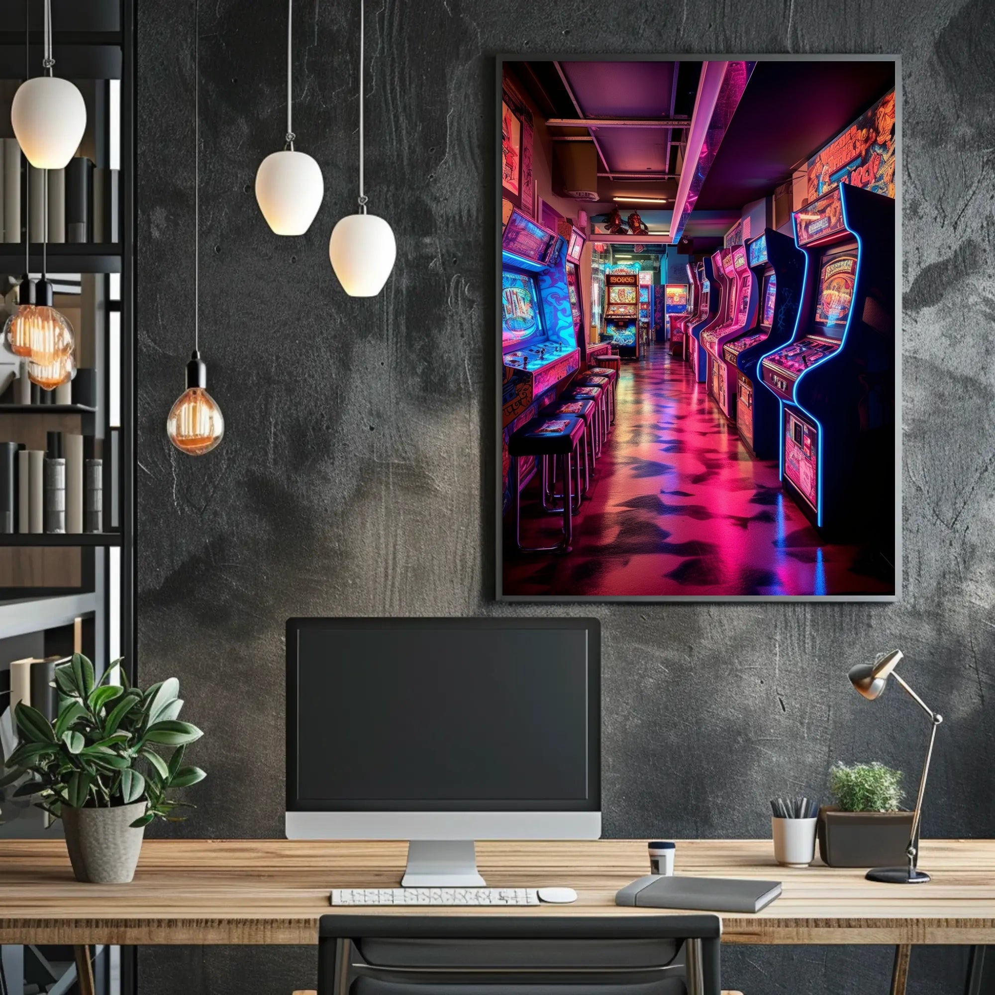 Retro Arcade Wonderland Poster