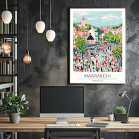 Vibrant Marrakesh Poster PosterGoat