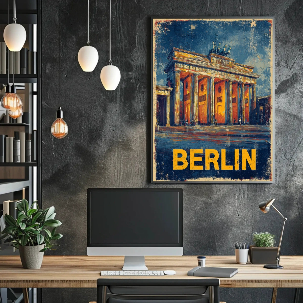 Berlin Iconic Landmark Poster