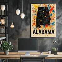 Alabama Art Poster