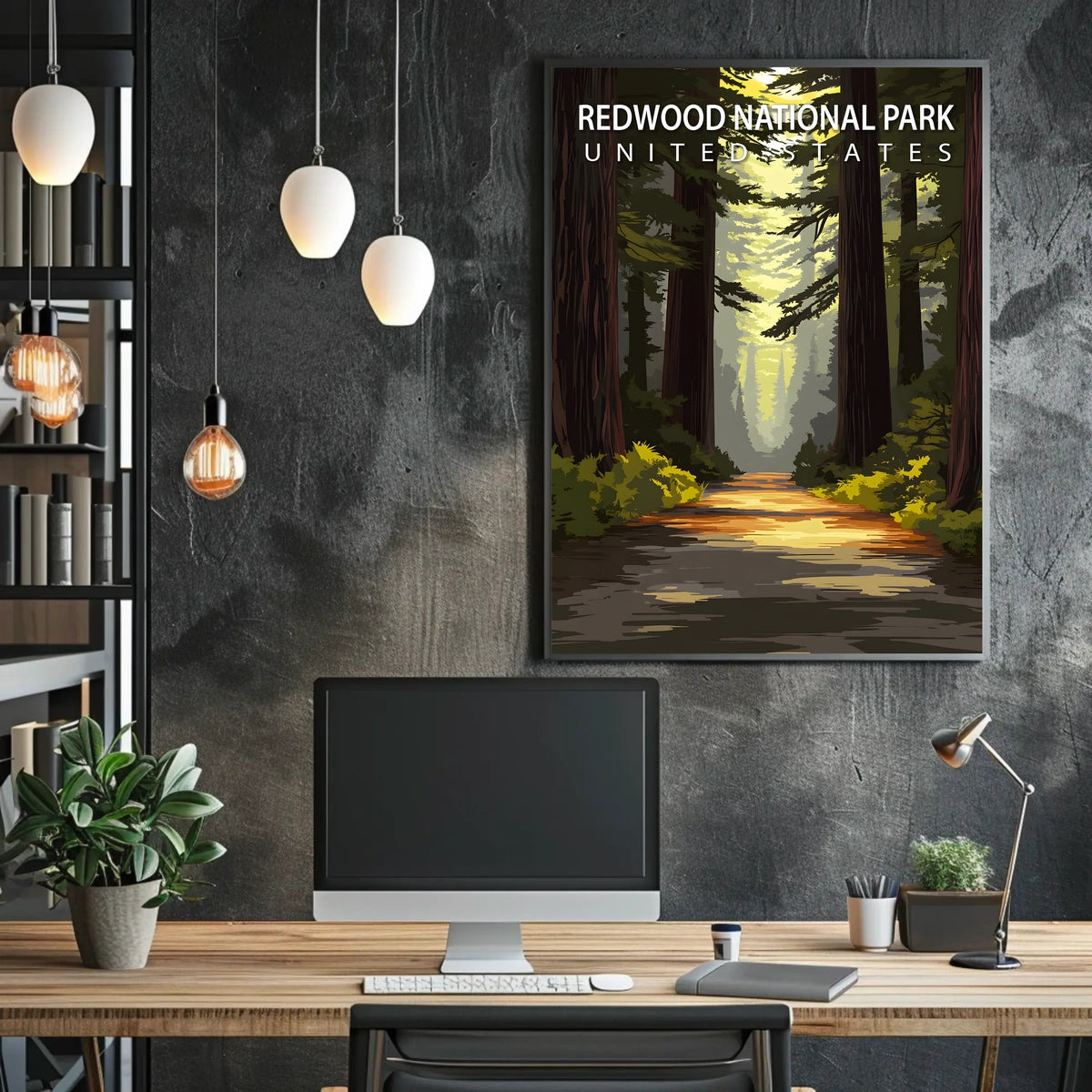 Redwood National Park Poster