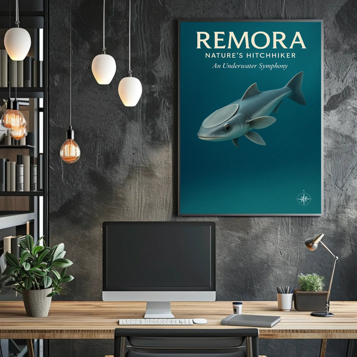 Remora Natures Hitchhiker Poster