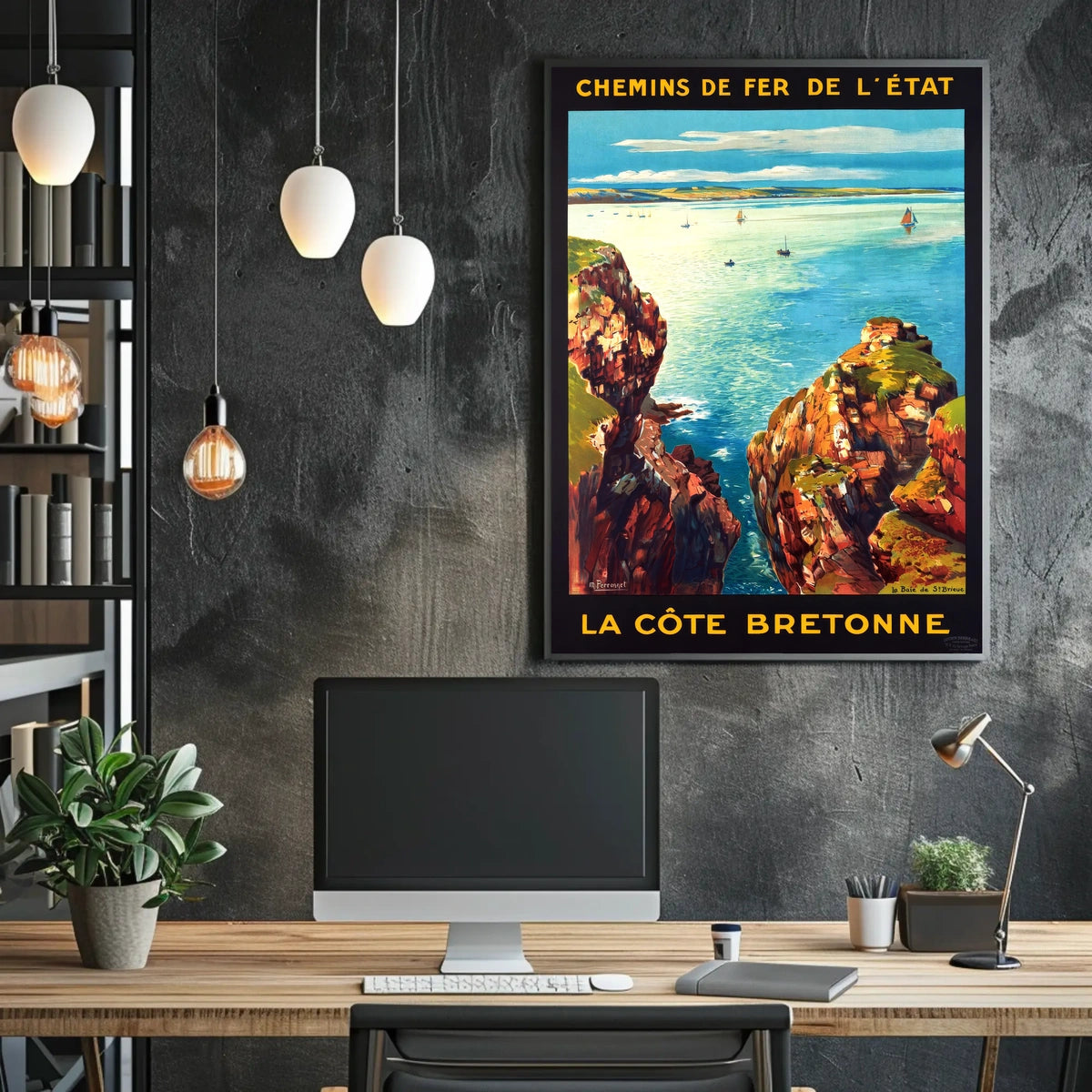 La Côte Bretonne Chemins De Fer De Poster