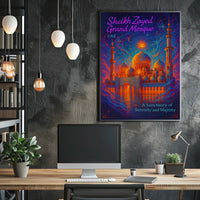 Sheikh Zayed Grand Mosque A Sanctuary of Serenity Poster