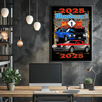 Woodward 2025 Car Show Poster