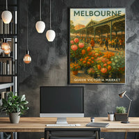 Queen Victoria Market Melbourne Poster