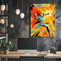 Dynamic Heroic Charge Poster