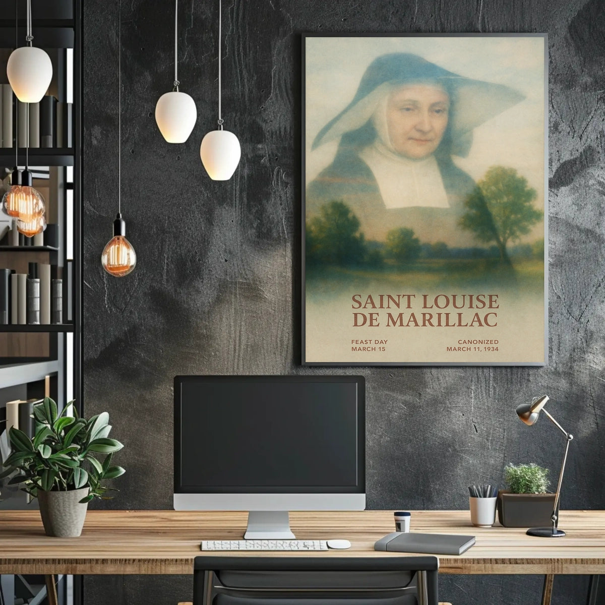 Saint Louise De Marillac Poster