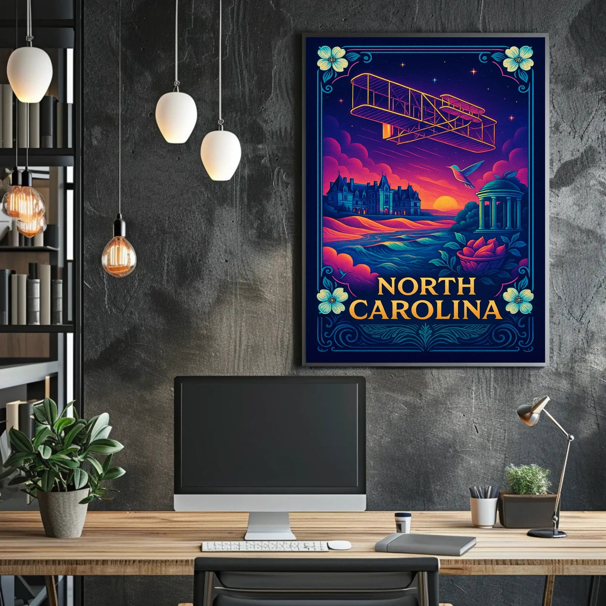 North Carolina A Celebration of Heritage Poster