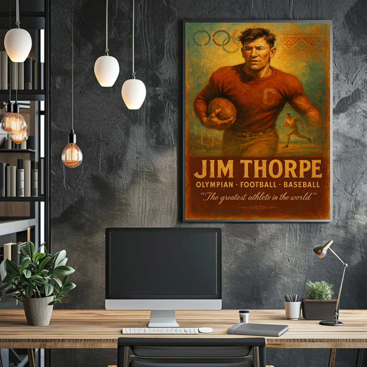 Celebrating Jim Thorpe A Legendary Athlete Jim Thorpe Poster