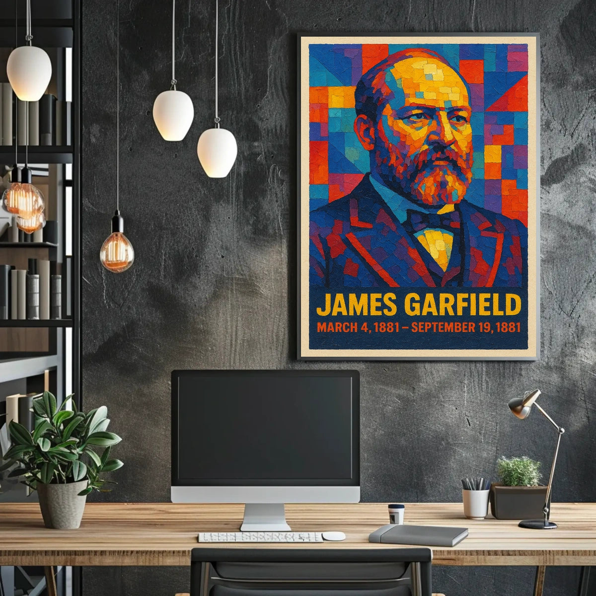 James Garfield 20th President Poster