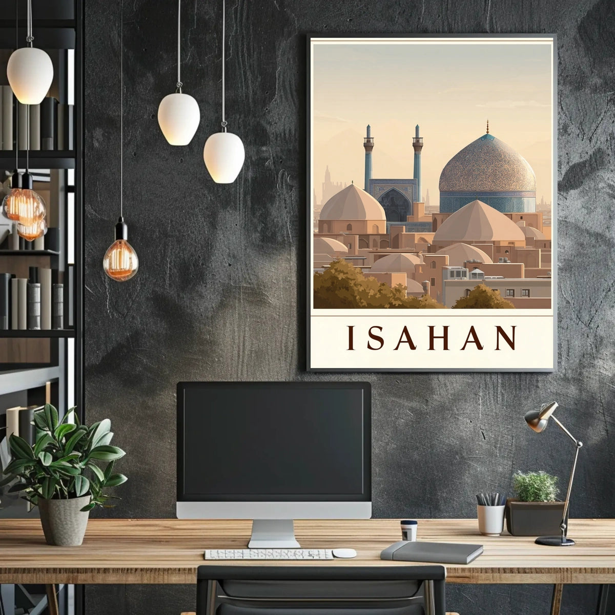 Isfahan Architectural Beauty Poster
