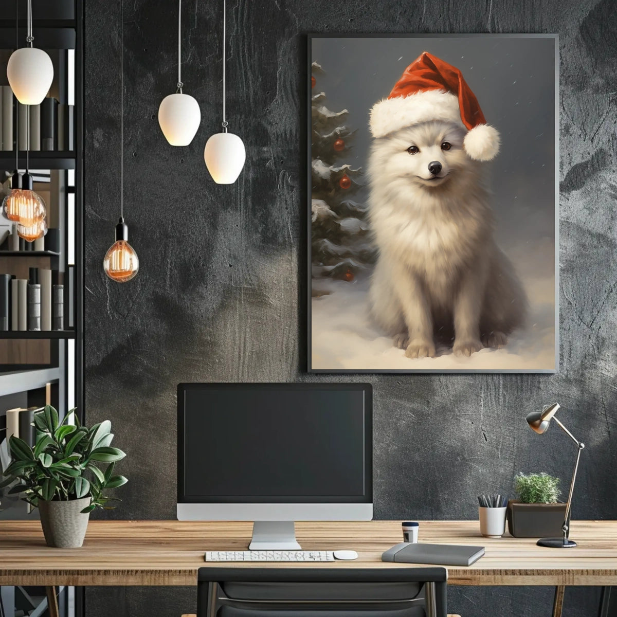 Festive Fox In Winter Wonderland Poster