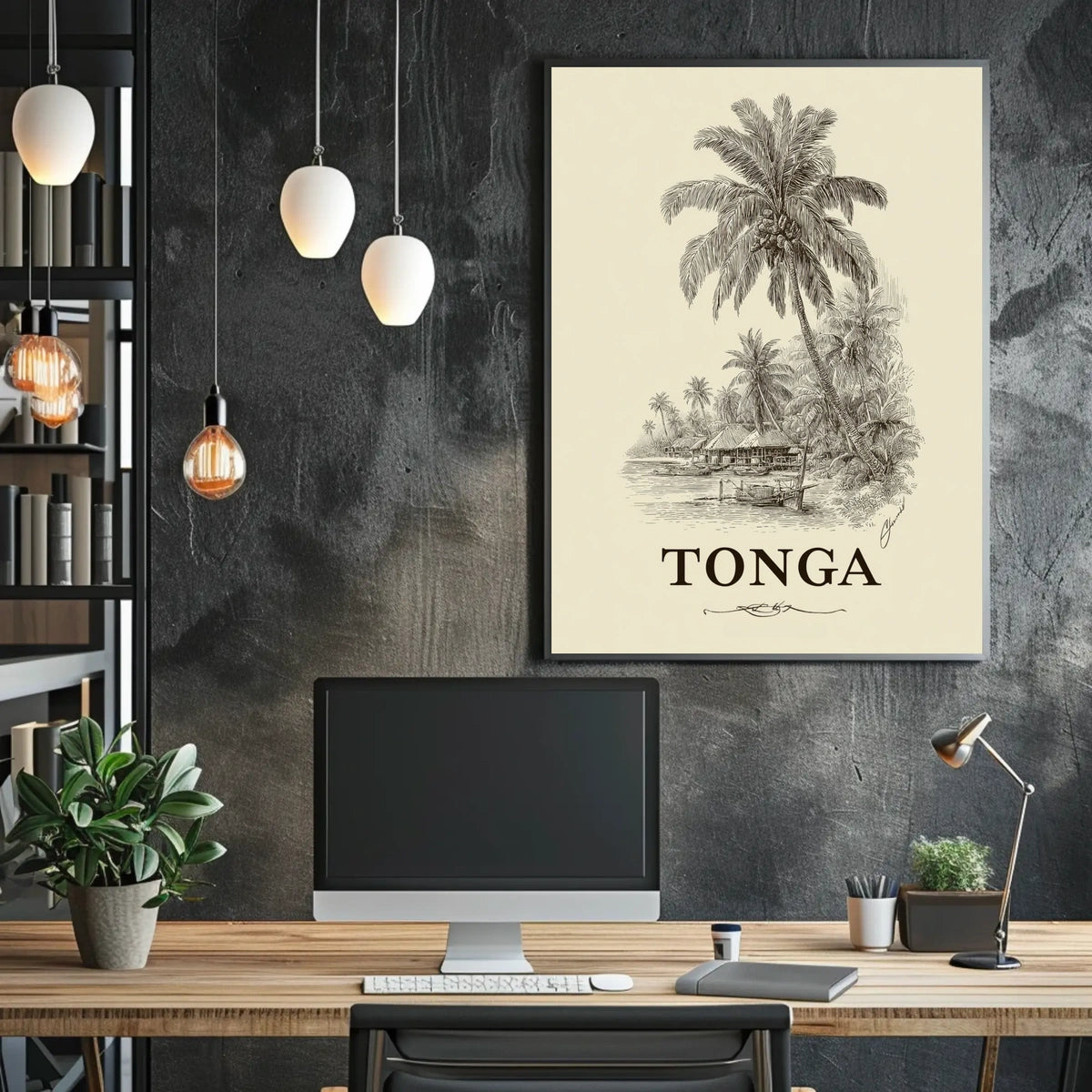 Tropical Paradise Tonga Poster