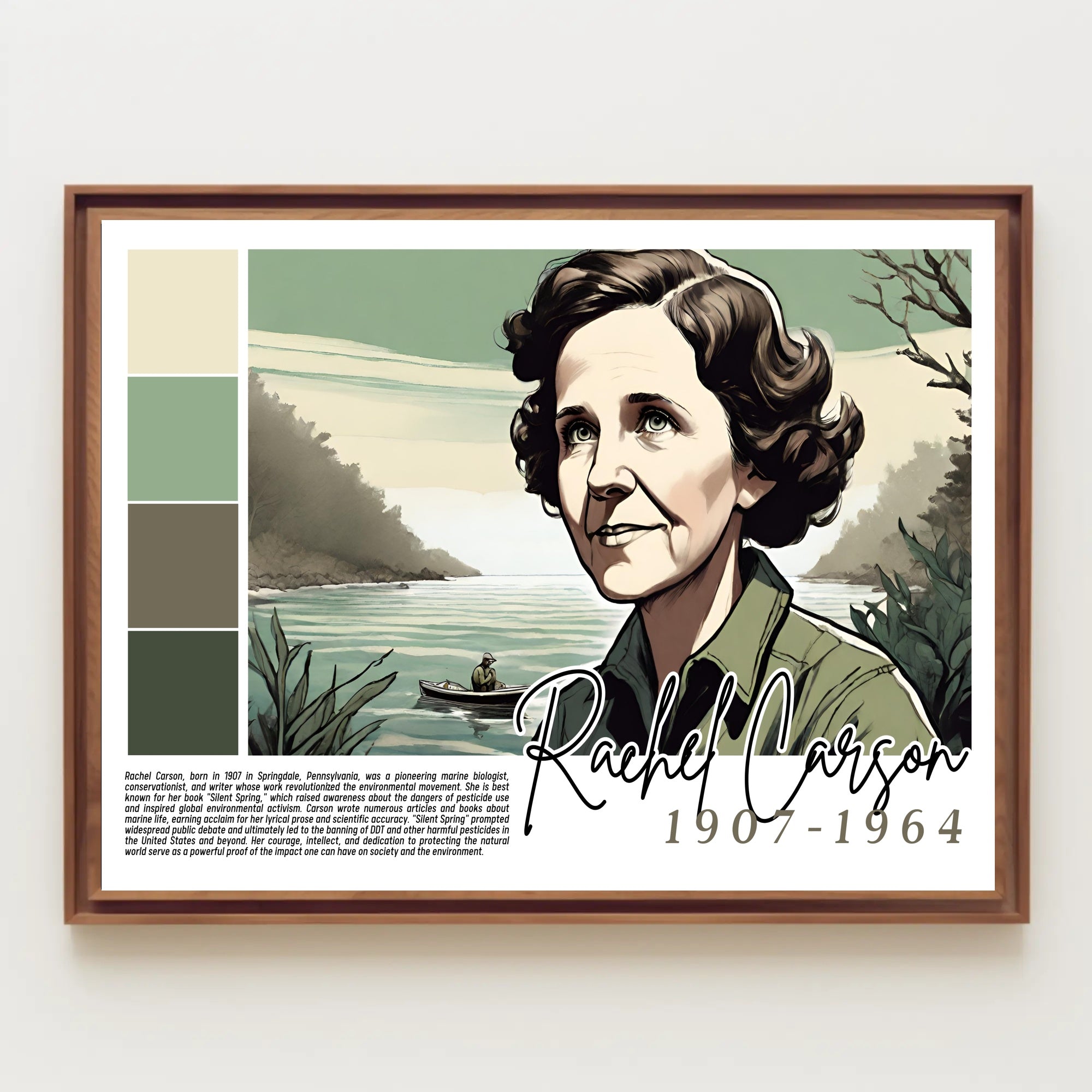 Rachel Carson: Legacy of Environmental Impact Poster