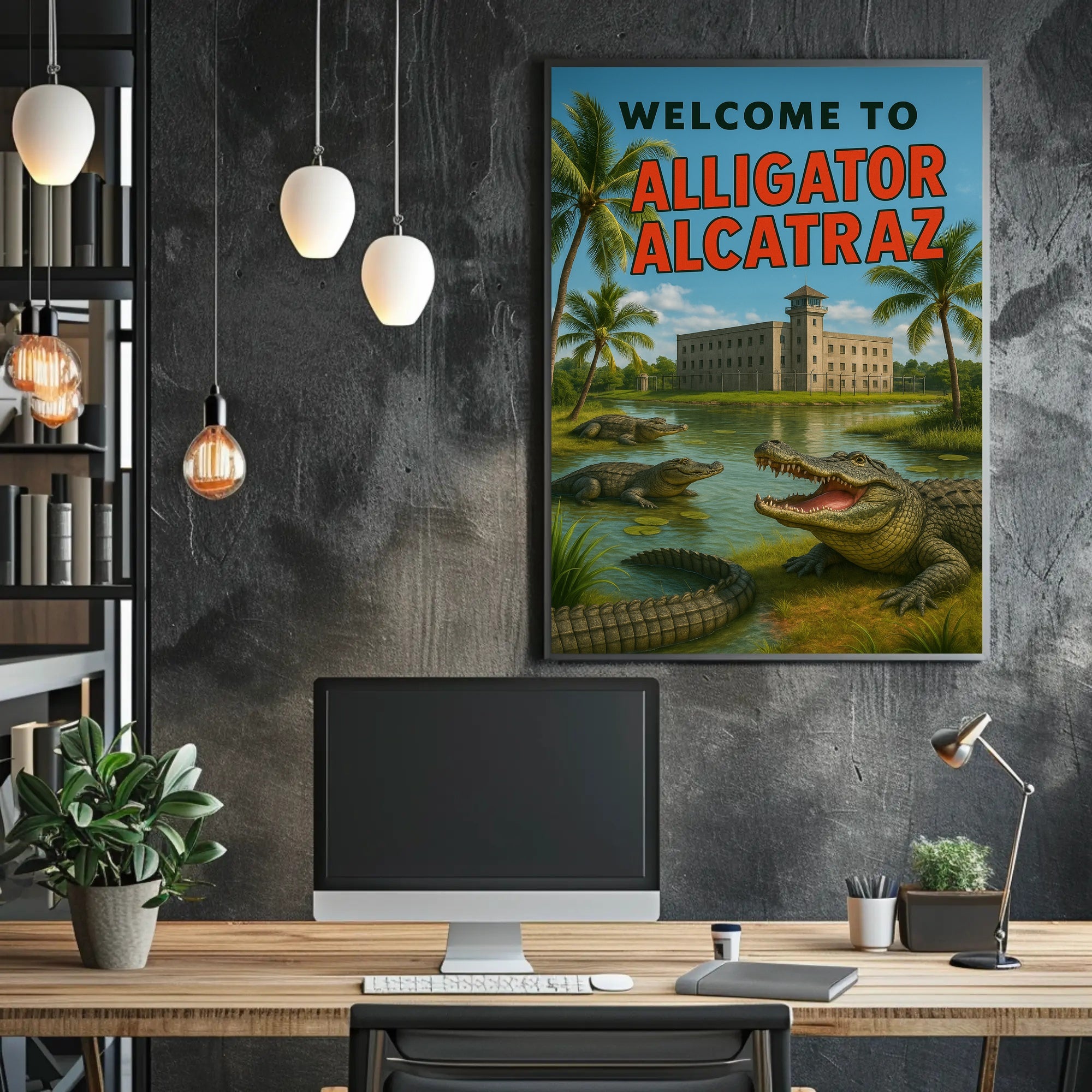 Welcome to Alligator Alcatraz Poster PosterGoat