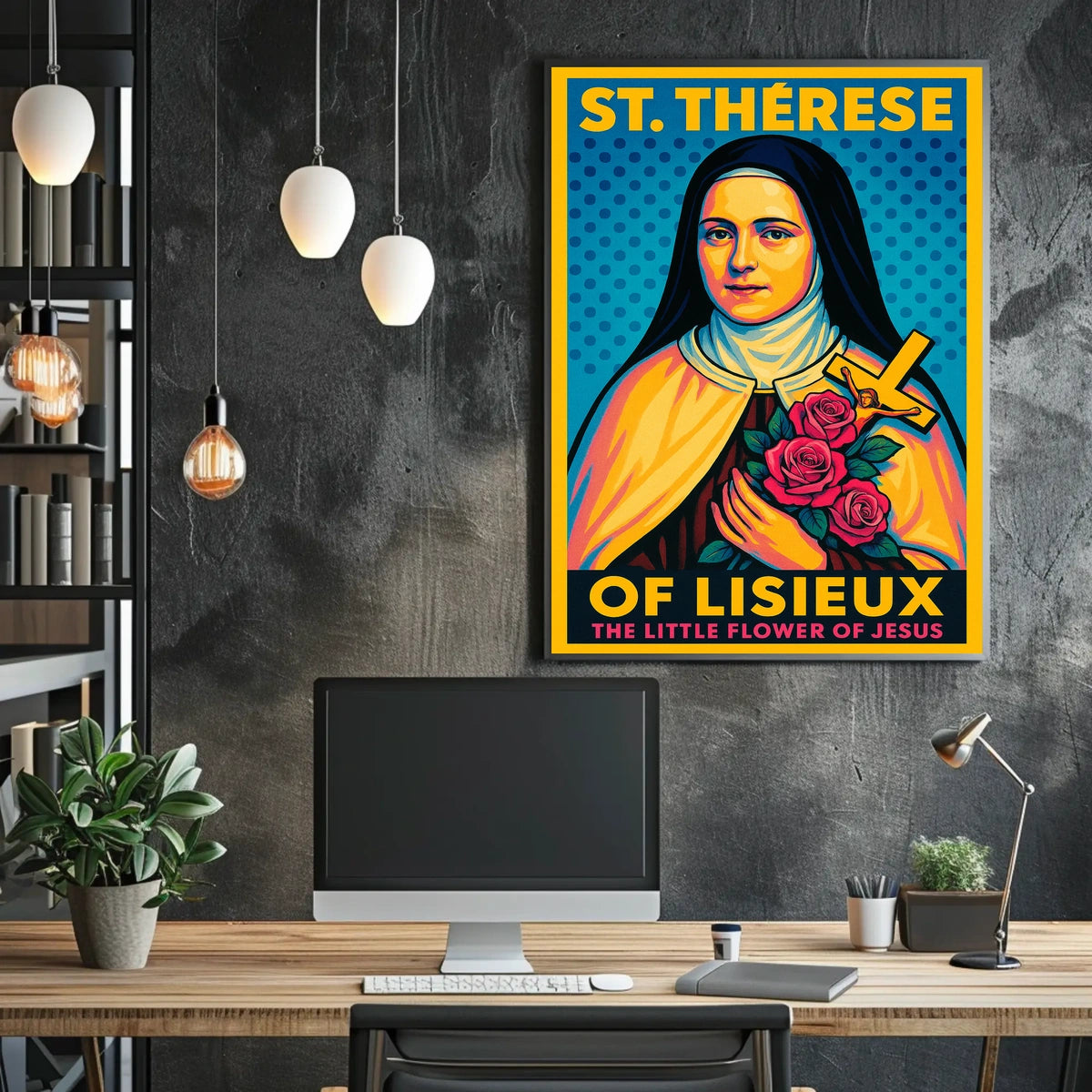 St. Thérèse of Lisieux The Little Flower of Jesus Poster