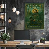 St. Kevin of Glendalough Poster PosterGoat