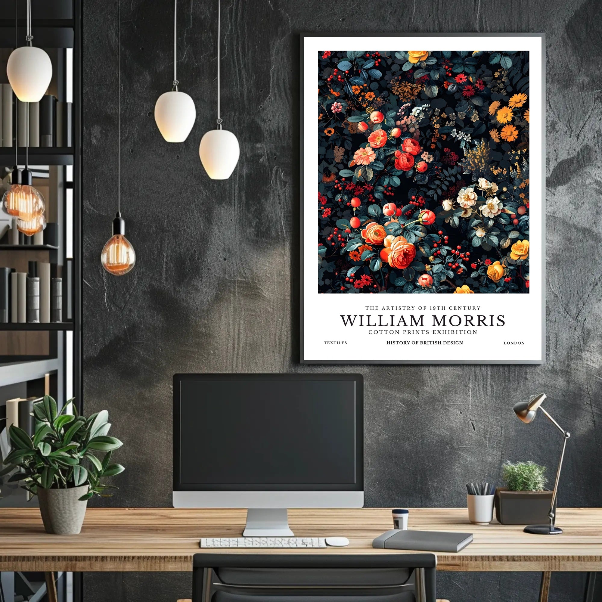 William Morris Cotton Prints Wall Art Poster