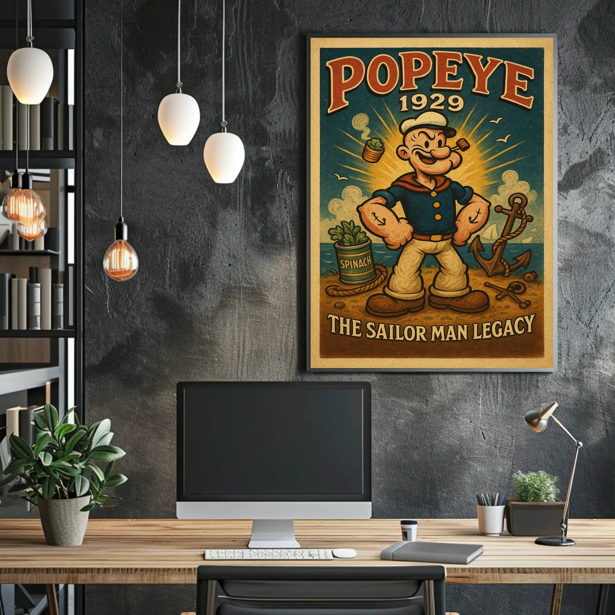 Popeye 1929 Art Poster POP-50