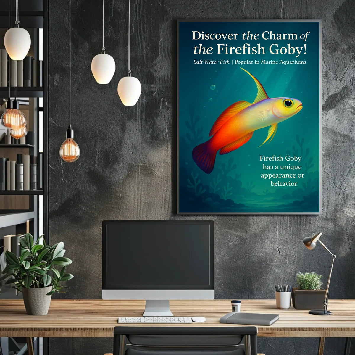 Discover The Charm Of The Firefish Goby Poster