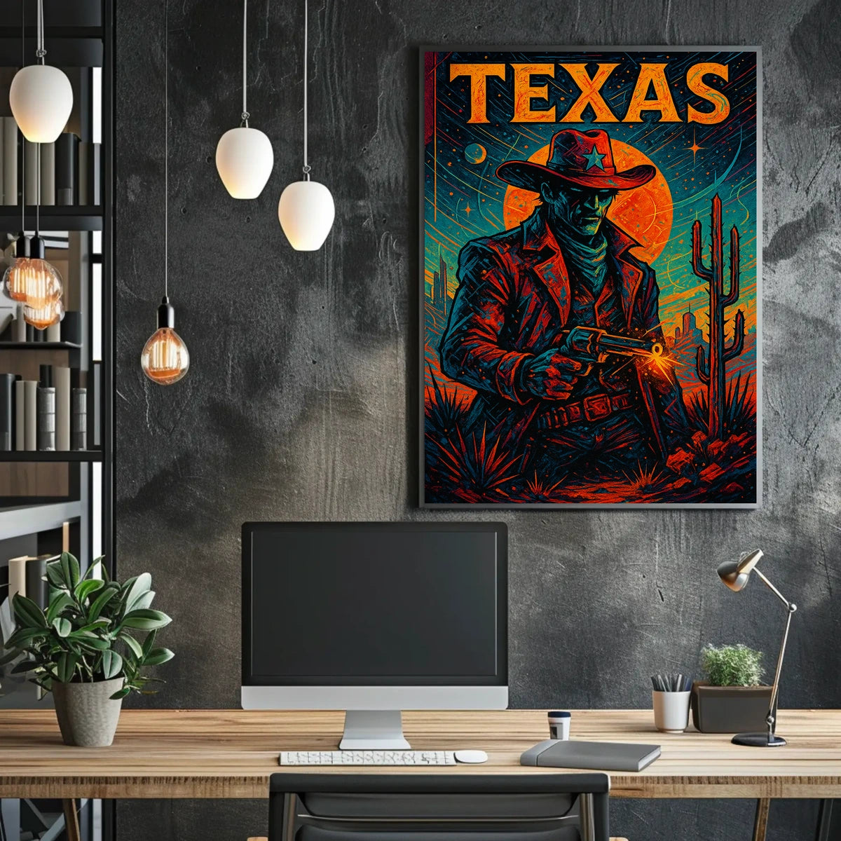 Texas Cowboy Poster