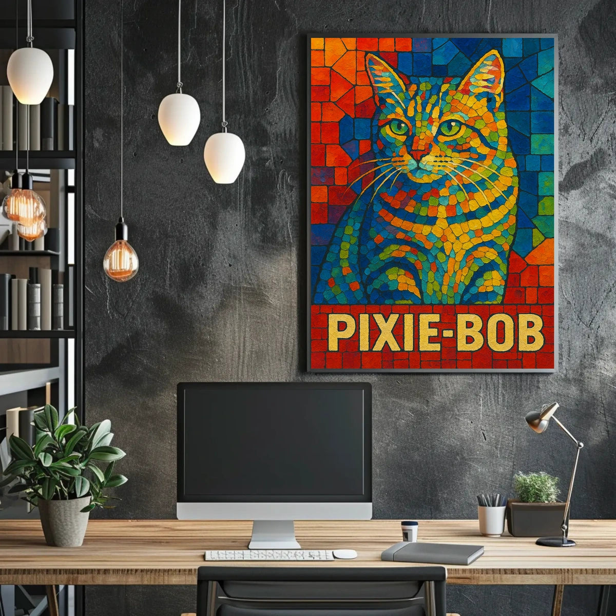 Pixie-Bob Cat Art Poster