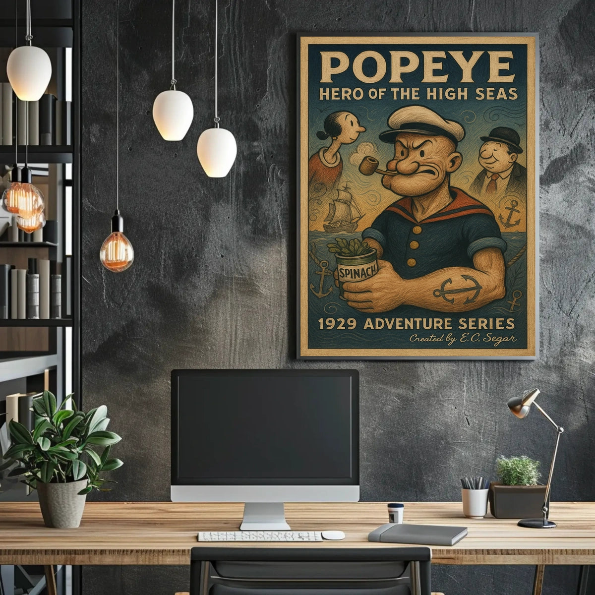 Popeye 1929 Art Poster POP-110