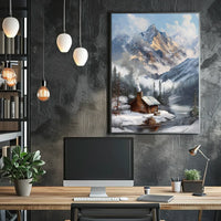 Vintage Art Deco Cityscape Poster