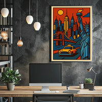 New York City Urban Icons Deluxe Poster Pop Art Wall Art