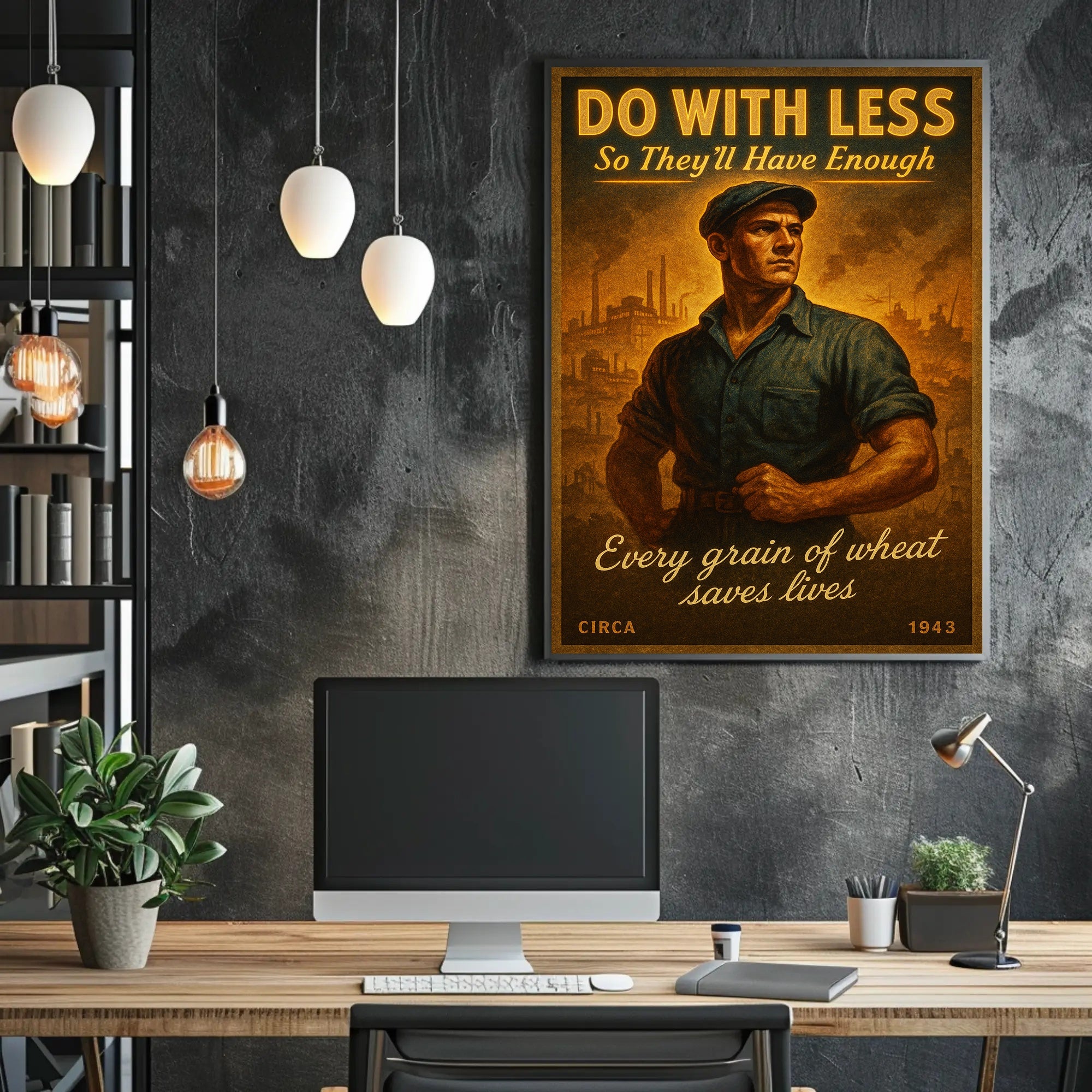 Wartime Conservation Effort Poster