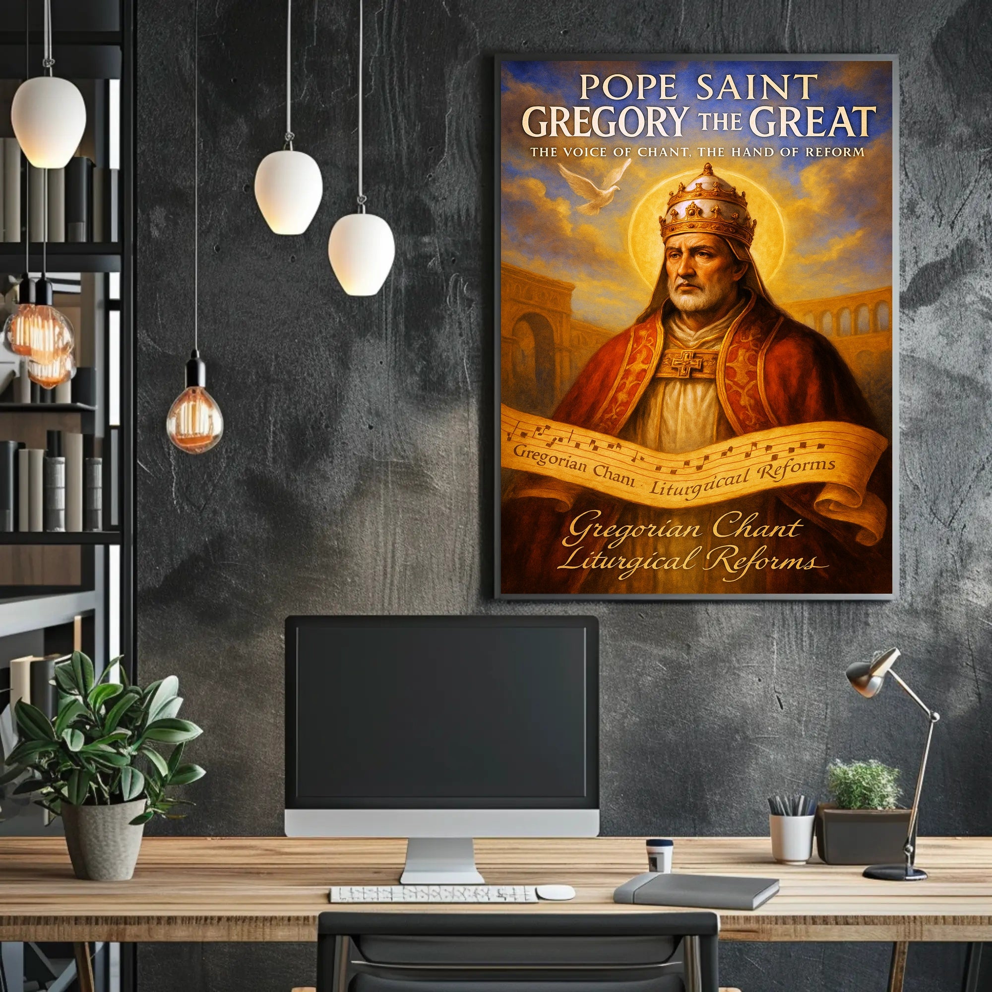 Pope Saint Gregory the Great Poster PosterGoat