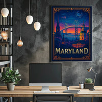 Maryland A Scenic Tribute Poster