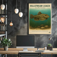 Hillstream Loach Sewellia lineolata Poster PosterGoat
