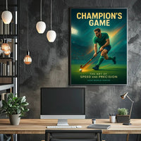 Champion's Game Action-Packed Sports Poster PosterGoat