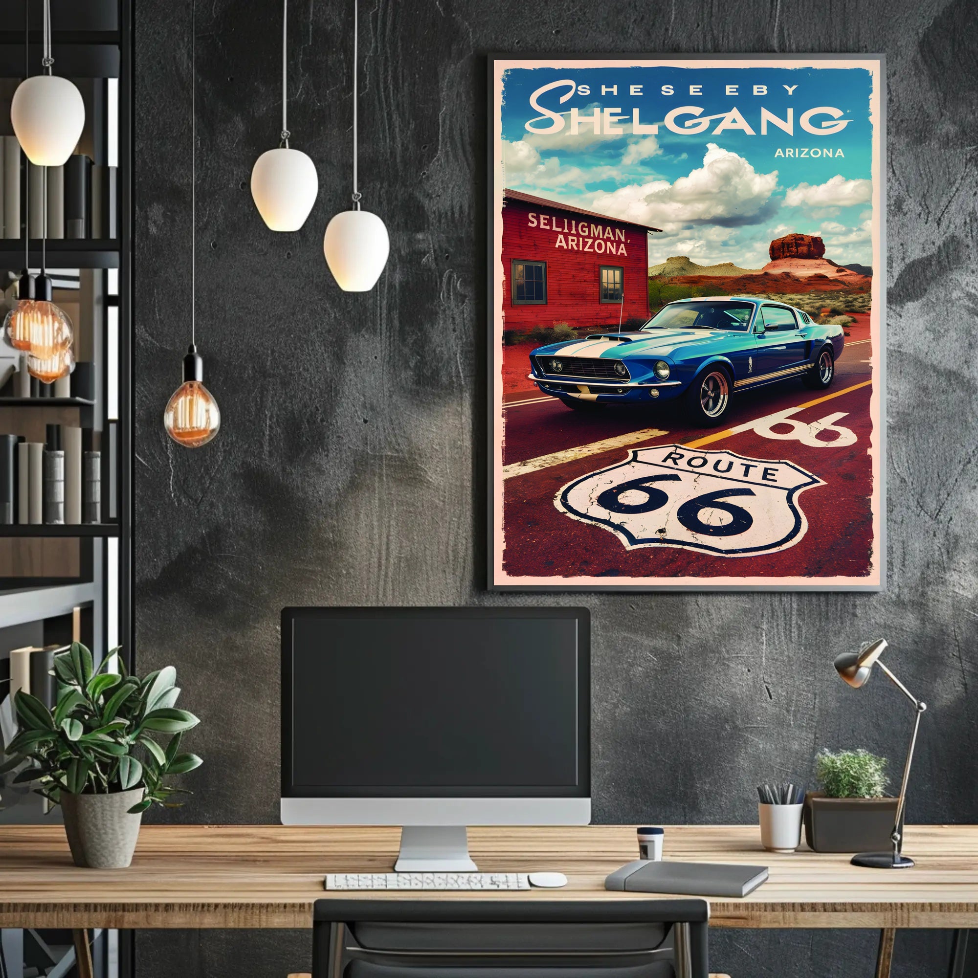 Journey Through Route 66 Poster