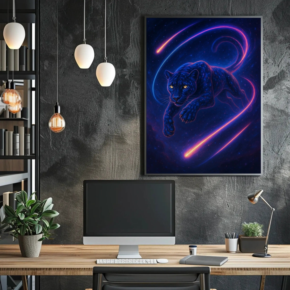 Celestial Panther Poster